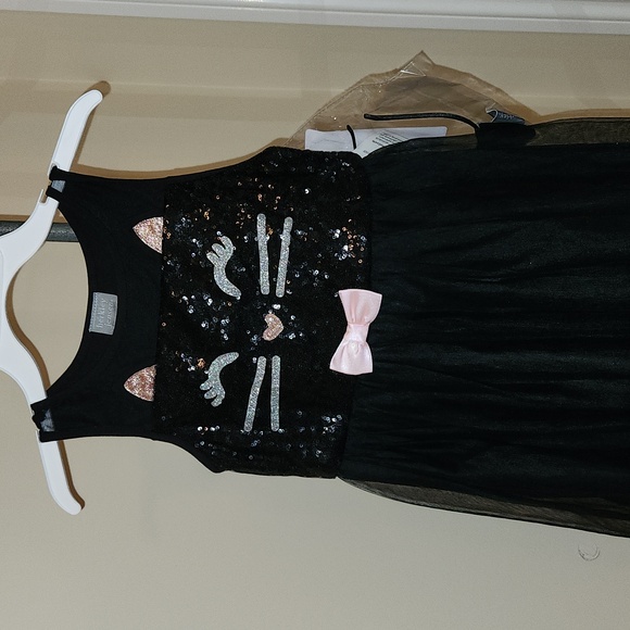 Kitty Cat Black Sequin Dress. NEW with Tags! - Picture 14 of 14